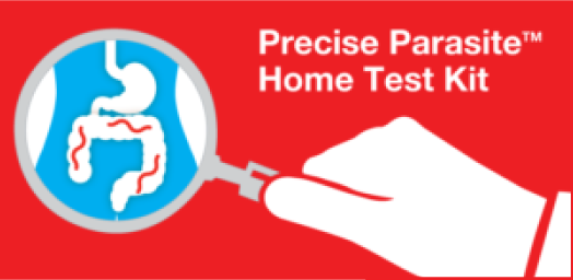 Home parasite stool test kit for intestinal parasites (for humans