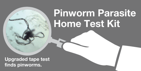 picture of the pinworm home test kit product